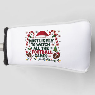 Am wahrscheinlichsten, dass alle Fußballspiele sch Golf Headcover