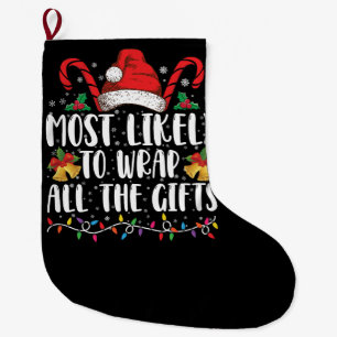 Am wahrscheinlichsten, dass alle Geschenke Weihnac Großer Weihnachtsstrumpf