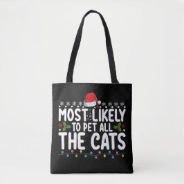 Am wahrscheinlichsten, dass alle Katzen Weihnachts Tasche