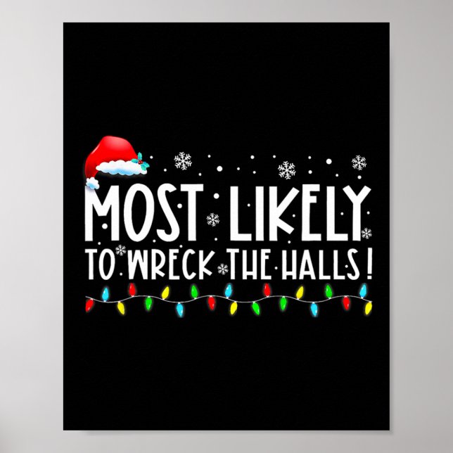 Am wahrscheinlichsten, dass die Hallen Weihnachten Poster (Vorne)