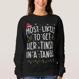 Am wahrscheinlichsten, dass sie ihre Tinsel in ein Sweatshirt