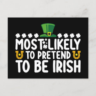 Am wahrscheinlichsten, dass sie so tun, als wäre s postkarte