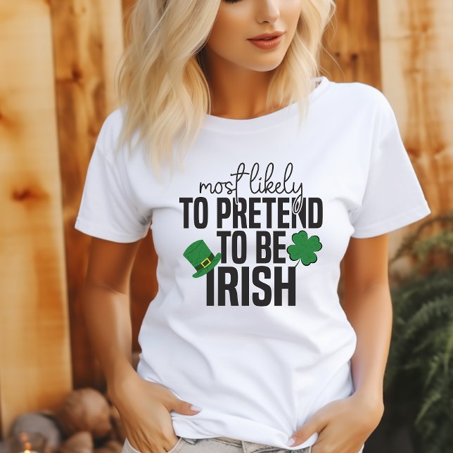 Am wahrscheinlichsten, dass sie so tun, als wäre s T-Shirt (Von Creator hochgeladen)