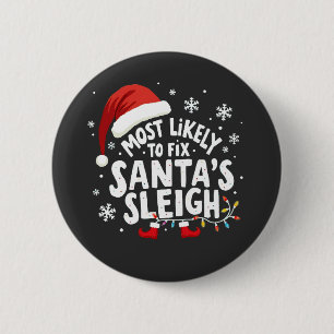 Am wahrscheinlichsten, dass Weihnachten Weihnachts Button