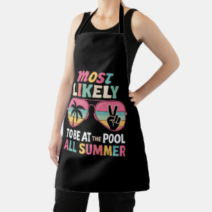 Am Wahrscheinlichsten Den ganzen Sommer am Pool Le Schürze