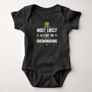 Am wahrscheinlichsten, die Shenanigans St Patrick' Baby Strampler