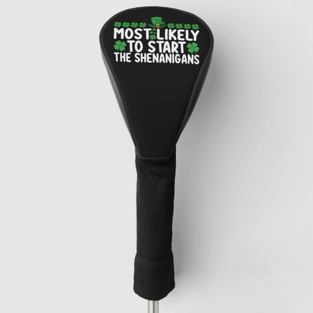 Am wahrscheinlichsten, die Shenanigans St Patrick' Golf Headcover (Vorderseite)