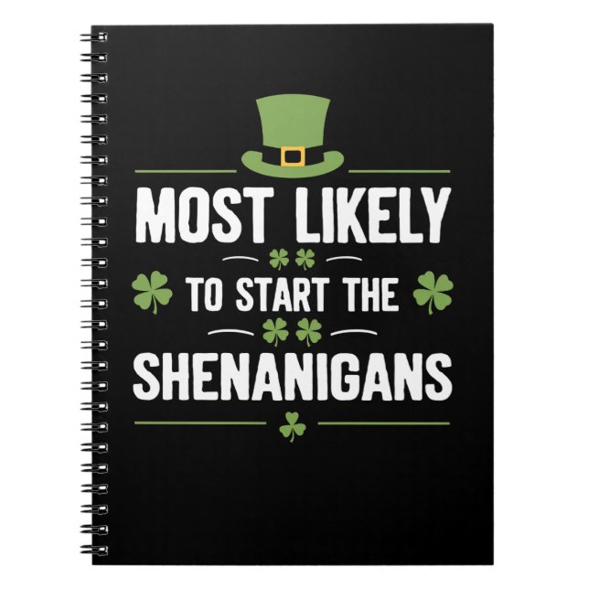 Am wahrscheinlichsten, die Shenanigans St Patrick' Notizblock (Vorderseite)