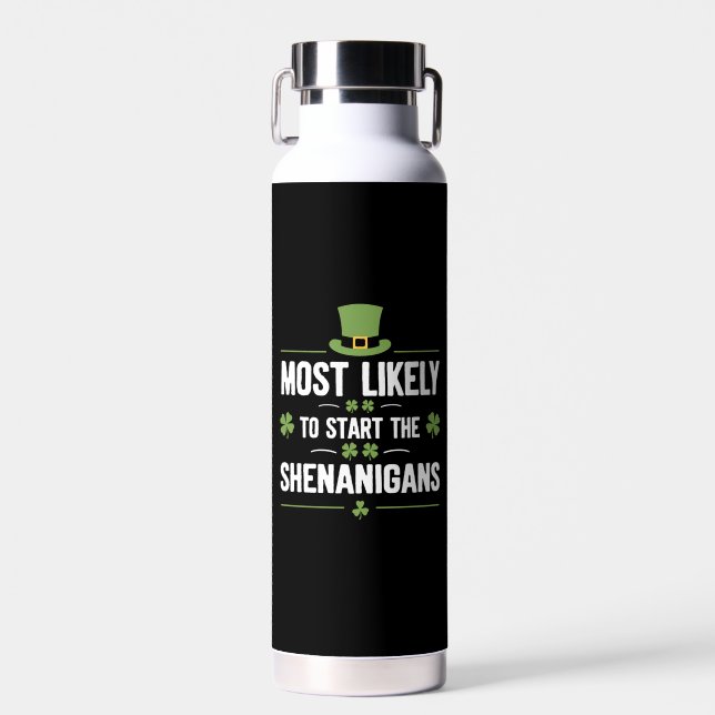Am wahrscheinlichsten, die Shenanigans St Patrick' Trinkflasche (Vorne)