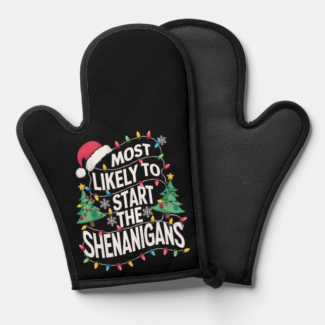 Am wahrscheinlichsten die Weihnachten der Familie  Ofenhandschuh (Vorderseite/Rückseite)