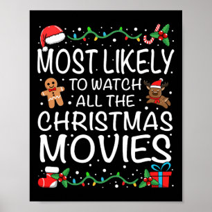 Am Wahrscheinlichsten Die Weihnachtsfilme-Familie Poster