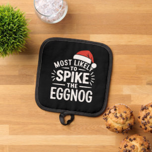 Am wahrscheinlichsten Eggnog-Weihnachts-Matching a Topflappen