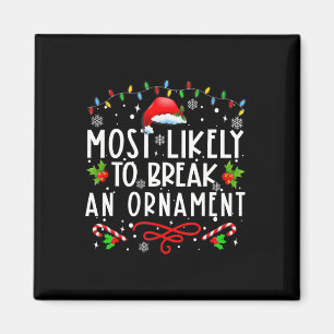 Am wahrscheinlichsten ein Weihnachtsfest mit Ornam Magnet