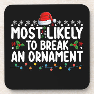 Am wahrscheinlichsten einen Weihnachtsbaumschmuck Getränkeuntersetzer