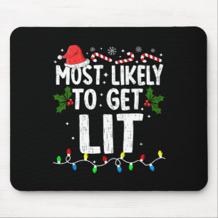 Am wahrscheinlichsten erhalten Lit Weihnachten Wei Mousepad