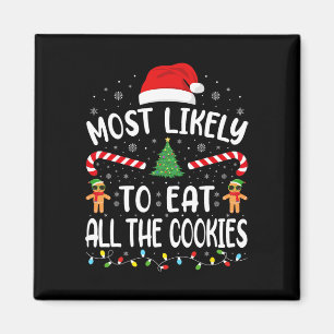 Am wahrscheinlichsten essen alle Cookies Familie J Magnet