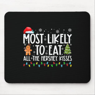 Am wahrscheinlichsten essen alle Hershey Kisses Fu Mousepad
