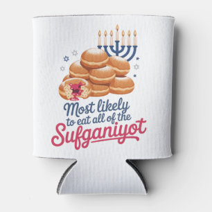 Am wahrscheinlichsten essen alle Sufganiyot Hanukk Dosenkühler