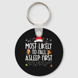 Am wahrscheinlichsten fällt Asleep First Fun Xmas Schlüsselanhänger