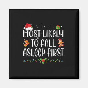 Am wahrscheinlichsten fällt Asleep First Funny Xma Magnet