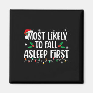 Am wahrscheinlichsten fällt Asleep First Funny Xma Magnet