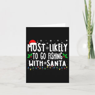 Am wahrscheinlichsten fischen mit Santa Fishing Fu Karte