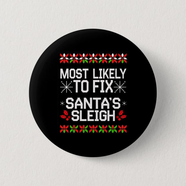 Am wahrscheinlichsten Fix Weihnachten Weihnachten  Button (Vorderseite)