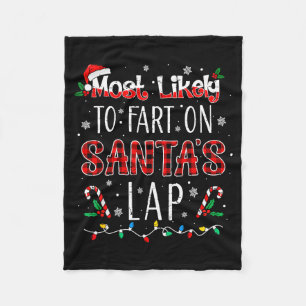 Am wahrscheinlichsten furzt auf dem Schoß von Weih Fleecedecke