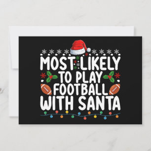 Am wahrscheinlichsten Fußball mit Weihnachten spie Einladung