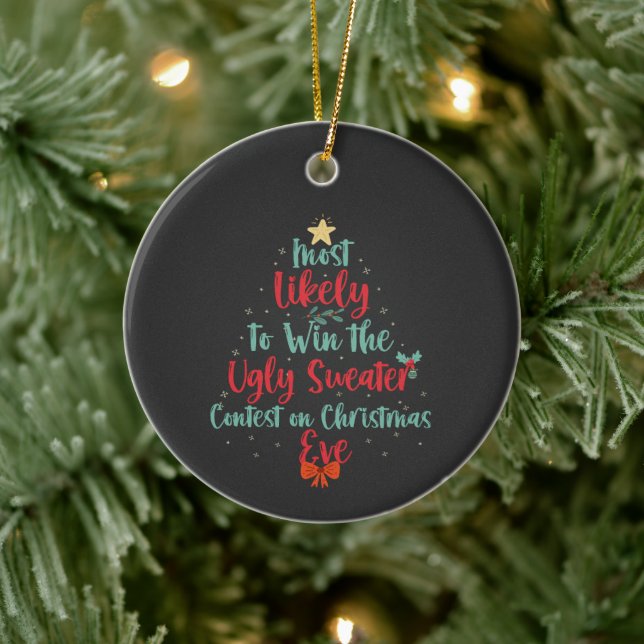 Am wahrscheinlichsten gewinnt der ungut schwitzige keramik ornament (Baum)