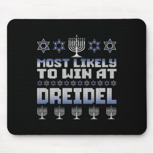 Am wahrscheinlichsten gewinnt man bei Dreidel Funn Mousepad