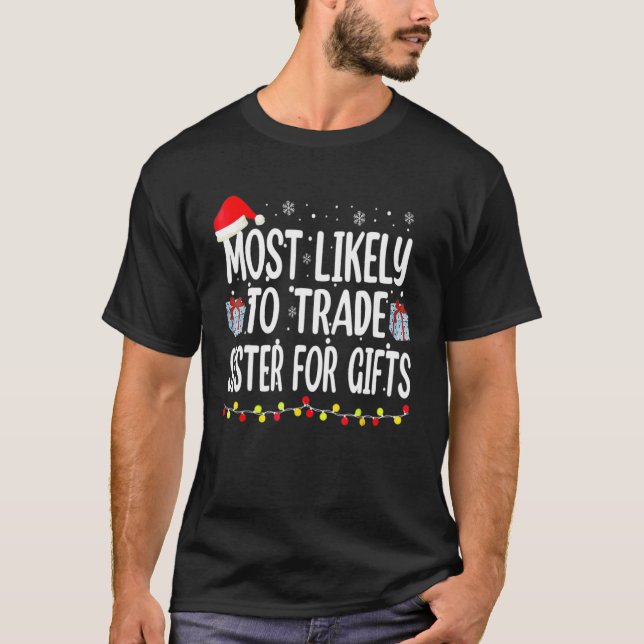 Am wahrscheinlichsten Handelsminister für Weihnach T-Shirt (Vorderseite)