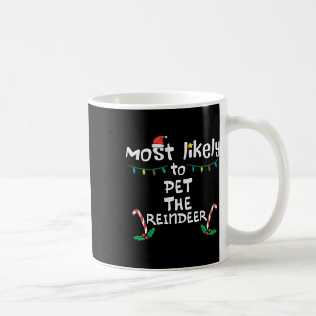 Am wahrscheinlichsten Haustier Weihnachtsmatte Wei Kaffeetasse (Rechts)