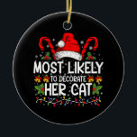 Am wahrscheinlichsten, ihre Katzen Familie zu deko Keramik Ornament<br><div class="desc">Am wahrscheinlichsten ist,  dass ihre Katzen Familie zu Weihnachten passend zu dekorieren</div>