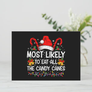 Am Wahrscheinlichsten Isst Alle Zuckerstangen Weih Einladung