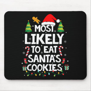 Am wahrscheinlichsten isst die Weihnachtsfamilie C Mousepad