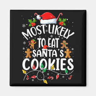Am wahrscheinlichsten isst man Weihnachtsmanns Kek Magnet