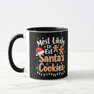 Am Wahrscheinlichsten isst Santa's Cookies Santa H Tasse