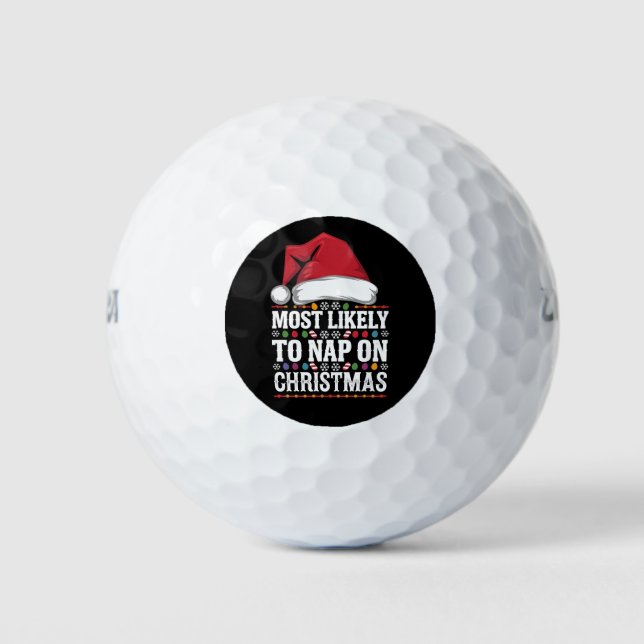 Am wahrscheinlichsten ist das Nickerchen auf Weihn Golfball (Vorderseite)