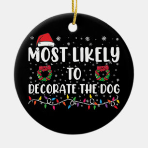 Am wahrscheinlichsten ist, dass der Hund passt Wei Keramik Ornament