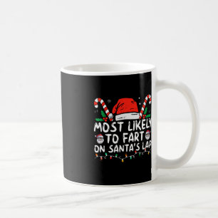 Am wahrscheinlichsten ist die Furz auf Weihnachtsm Kaffeetasse