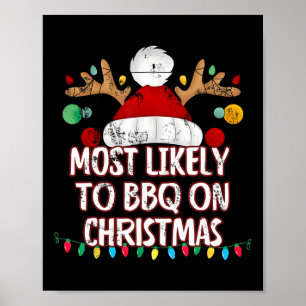 Am wahrscheinlichsten ist die Grillen über Weihnac Poster
