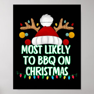 Am wahrscheinlichsten ist die Grillen über Weihnac Poster