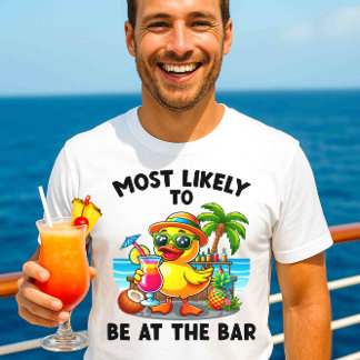 Am wahrscheinlichsten ist es am Bar Funny Cruise S T-Shirt