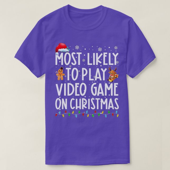 Am wahrscheinlichsten ist es, am Weihnachtsfeierta T-Shirt (Design vorne)