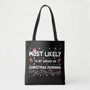 Am wahrscheinlichsten ist es, dass am Weihnachtsmo Tasche