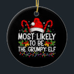 Am wahrscheinlichsten ist es, dass der gruselige E Keramik Ornament<br><div class="desc">Am wahrscheinlichsten ist es,  dass der gruselige Elf die sonnigen Weihnachten</div>