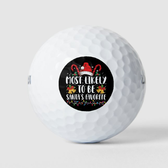 Am wahrscheinlichsten ist es, dass der Weihnachtsm Golfball (Vorderseite)