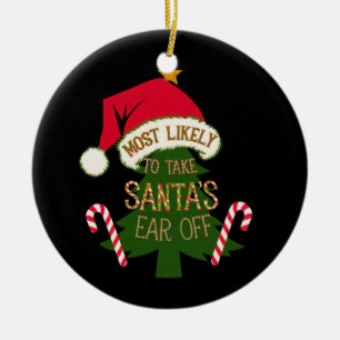 Am wahrscheinlichsten ist es, dass der Weihnachtsm Keramik Ornament