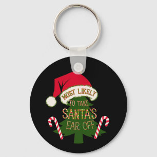 Am wahrscheinlichsten ist es, dass der Weihnachtsm Schlüsselanhänger